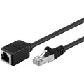 Produktbild: goobay RJ45/RJ45 CAT 5e Kabel 2,0 m schwarz, 1 St.