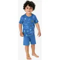 Produktbild: Schiesser Pyjama Nightwear (2 tlg) Schlafanzug, Pyjama Set, Nachtwäsche blau 98 EU