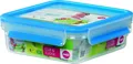 Produktbild: Emsa 8er Set  Clip & Close 3D Perf Clean Frischhaltedose Frischhaltebox  - quad