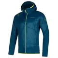 Produktbild: La Sportiva Laufjacke Hybridjacke Cambrenas 2.0 (leicht, winddicht) stormblau Herren orange M