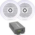 Produktbild: Lyndahl LYNCS180IPS2 2-Wege Set Einbau-Lautsprecher 120 W 4 Ω Weiss 1 Set (Set) (LYNCS180IPS2)