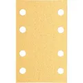 Produktbild: Mirka Schleifpapier Gold, 2368805012, Körnung 120, 81 x 133 mm, 50 Blätter, für Holz, Metall und Lack