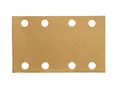 Produktbild: Mirka Gold Universal-Schleifpapier 81x133mm Klett 8-Loch/Korn P120, 50 Stk/Zum Schleifen von Gips, Spachtel, Spanplatten, Holz, Lack