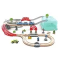 Produktbild: Holzeisenbahn Stadtbahn Set in praktischer Box (Toynamics Europe GmbH) NEU/OVP