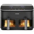 Produktbild: Cosori Doppel-Heißluftfritteuse CAF-R901-AEU Heißluft-Fritteuse 1.75 kW Schwarz,
