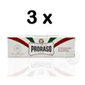 Produktbild: Proraso Rasiercreme Tube Weiß / Sensitiv Oatmeal&greentea 150ml 3XPACK Triple