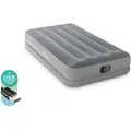 Produktbild: 64112 Twin Dura-Beam Prestige Mid-Rise Luftbett mit USB-Pumpe 99x191x30cm - Intex