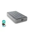 Produktbild: Intex Luftbett Dura-Beam Prestige Twin Luftmatratze grau - Wie Neu