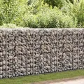 Produktbild: vidaXL Gabionenwand mit Abdeckung Verzinkter Stahl 600×30×150 cm