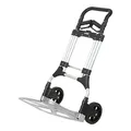 Produktbild: STIER Sackkarre Premium klappbar, Aluminium Transportkarre, Belastbarkeit bis 200kg, Stapelkarre zum Transportieren, Vollgummi-Bereifung, Griff stufenlos höhenverstellbar