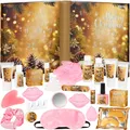Produktbild: XXL Beauty Adventskalender - 24 Türchen - zum Aufklappen - Spa & Kosmetik - Gold