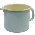 Produktbild: Riess Emaille Schnabeltopf 1,7 l türkis Milchtopf Emailletopf Pastell Induktion