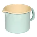 Produktbild: RIESS 0041-6 Riess Milchtopf, Schnabeltopf aus Email, 1,7 l, Ø 14 x 12,5cm, hell