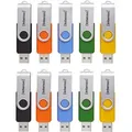 Produktbild: 10er Pack Intenso Basic Line Typ-A USB-Stick 4GB Swivel, bis zu 28 MB/s, USB 2.0