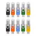 Produktbild: Basic Line 10x 4 GB USB-Sticks USB 2.0 mit praktischen Beschriftungsetiketten...