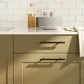 Produktbild: vidaXL Möbelgriffe 10 Stk. Schwarz 128 mm Edelstahl