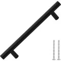 Produktbild: vidaXL Möbelgriffe 10 Stk Schwarz 128 mm Edelstahl 155366