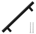 Produktbild: vidaXL Möbelgriff Möbelgriffe 10 Stk. Schwarz 128 mm Edelstahl (10-St)