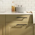 Produktbild: Griffe 10 Stück 128 mm Edelstahl schwarz