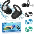 Produktbild: Swimming Ear Plugs for Adults - Waterproof Reusable Soft Silicone Ear Plugs E...