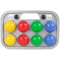 Produktbild: Boccia-Spiel-Set 8+2 Kugeln im Tragekorb Wurfspiel Boule Botscha Gartenspiel