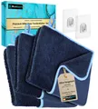 Produktbild: Blumbach Trockentuch Dusche & Auto 700 GSM, Mikrofasertuch (2er oder 3er Set inkl. 2 Klebehaken, 3-tlg., Microfaser Trockentuch Auto, Inkl. 2 Klebehaken, Fast Dry Microfaser Putztuch)