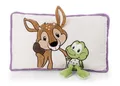 Produktbild: NICI Kissen Rehbock René Roebuck & Frosch Fridolin Frog 43x25cm - weiß - Flausch