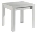 Produktbild: freiraum Kulissentisch Monzi (ausziehbar), (ausziehbar) in weiß matt - 80x78x80cm (BxHxT)