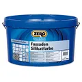 Produktbild: ZERO Fassaden Silikatfarbe Fassadenfarbe Mineralfarbe weiss 12,5 L