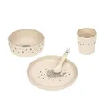 Produktbild: LÄSSIG Kindergeschirr Set (Teller, Becher, Schälchen, Löffel) ohne Melamin, BPA-frei, für Spülmaschine und Mikrowelle/Dish Set Little Water Whale