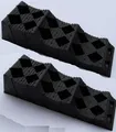 Produktbild: Ausgleichskeile ≙42,96€/St.schwarz Keile Auffahrkeile Maxi Level 1Paar 08358mNEU