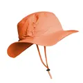 Produktbild: iQ-UV Sonnenhut Herren 55–61cm Orange – Leichter Sommerhut für Herren mit UPF 50+UV-Schutz – TÜV Zertifiziert – Bequemer Outdoor Hut perfekt für Sommer, Wandern & mehr – Wanderhut mit breiter Krempe