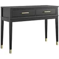 Produktbild: Mid.you Konsolentisch Westerleigh, Schwarz, Holzwerkstoff, 2 Schubladen, rechteckig, rund, 40x76x105 cm, Stauraum, Wohnzimmer, Wohnzimmertische, Konsolentische