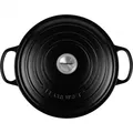 Produktbild: Le Creuset Signature Bräter rund 30 cm schwarz