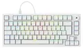Produktbild: Sharkoon SGK25, 75%, Kabelgebunden, USB, QWERTZ, RGB-LED, Weiß