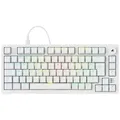 Produktbild: Skiller SGK25 - keyboard - 75% - QWERTZ - German - white Input Device - Tastatur - 75% - Deutsch - Weiss
