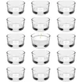 Produktbild: Klares Glas Teelichthalter Set 15 Stück - charmante Dekoration für jedes Event