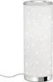 Produktbild: LED Tischleuchte Starlight-Effekt 1xGU10 5W IP20 Ø13cm weiß-chrom Briloner