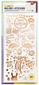 Produktbild: folia 12910 - Relief - Sticker Basic, hochwertige Sticker, 10 Blatt, ca. 10 x 24 cm, Motive sortiert, ideal zum Verzieren von Grußkarten, Bastelarbeiten und Scrapbooking, Bunt