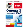 Produktbild: Doppelherz Omega-3 Seefischöl 1000 Kapseln