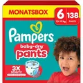 Produktbild: Pampers Windeln Baby-Dry Pants, Größe 6, 14-19 kg, mit Stop und Schutz Täschchen, 138 Stück