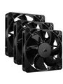Produktbild: Corsair RS120 3-pack - Gehäuselüfter - 120mm - Schwarz - 36 dBA