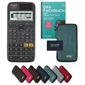 Produktbild: Casio fx-87DE X inkl. Schutztasche Türkis & Fachbuch (80 Seiten, DIN A5) –