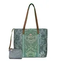 Produktbild: Pip Studio Einkaufstasche Kyoto Festival | Green - 32/47 x 31 x 18,5