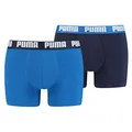 Produktbild: PUMA 2 er Pack Boxer Boxershorts Men Herren Unterhose Pant Unterwäsche, Farbe:420 - True Blue, Bekleidungsgröße:XXL
