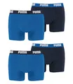 Produktbild: PUMA 4 er Pack Boxer Boxershorts Men Herren Unterhose Pant Unterwäsche, Farbe:420 - true blue, Bekleidungsgröße:XXL