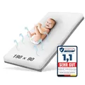 Produktbild: Ehrenkind® Kindermatratze Royal | Baby Matratze 90x190 Standard 100 by OEKO-TEX | Babymatratze 90x190 mit innovativem 3D Mesh und Hygiene Tencel Bezug wasserdicht + luftdurchlässig