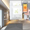 Produktbild: revolt 2er-Set WLAN-Fußbodenheizungs-Thermostat. Sprachsteuerung, App, weiß