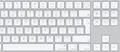 Produktbild: Apple Magic Keyboard Touch Id Num Key Whit-NLD - Tastatur - QWERTY