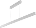 Produktbild: EVN DROP SWING LED Pendelleuchte, linear, IP20, 220-240V/AC/DC, 40W (20W Down und 20W Up), 3000K, 4000K, 1720lm, 1840lm, weiß (LTS100125)